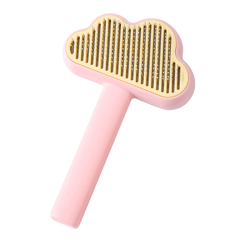 New Cloud Pet Comb Cat Comb Pet Brushing Pet Self-cleaning Needle Comb Pet Hair Remover Pet Comb Batch